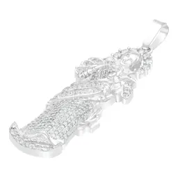 Dije Plata 925 Virgen Desatanudos Detallado Zirconia - Imagen 4