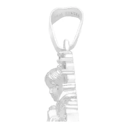 Dije Plata 925 Virgen Desatanudos Detallado Zirconia - Imagen 5