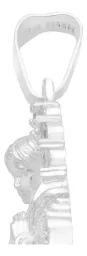 Dije Plata 925 Virgen Desatanudos Detallado Zirconia - Imagen 5