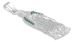 Dije Plata 925 Virgen Guadalupe con Zirconia Brillante - Imagen 3