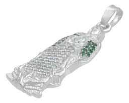 Dije Plata 925 Virgen Guadalupe con Zirconia Brillante - Imagen 4