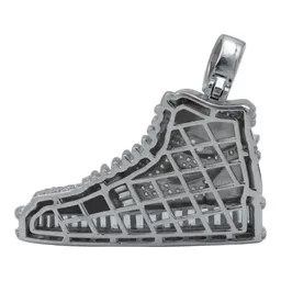 Dije Plata Esterlina 925 Tenis Italiano con Zirconia Roja Unisex - Imagen 4
