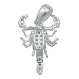 Dije Plata Ley .925 Alacrán con Zirconia Transparente - Imagen 3