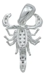 Dije Plata Ley .925 Alacrán con Zirconia Transparente - Imagen 3