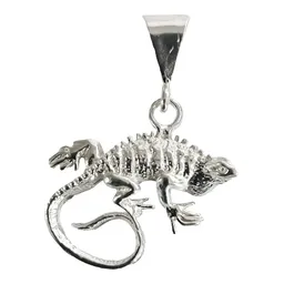 Dije Plata Ley 925 Diseño Iguana Artesanal Mexicana - Imagen 1