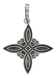 Dije Plata Ley 925 Nudo de Bruja Místico Pavonado - Imagen 1