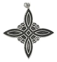 Dije Plata Ley 925 Nudo de Bruja Místico Pavonado - Imagen 2