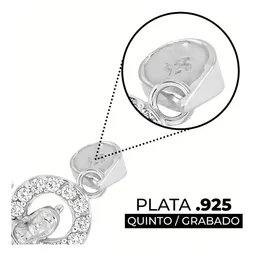 Dije Plata Ley 925 San Judas Tadeo con Zirconia - Imagen 3