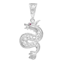 Dije Quetzalcóatl Plata Ley 925 con Zirconias Brillantes - Imagen 2