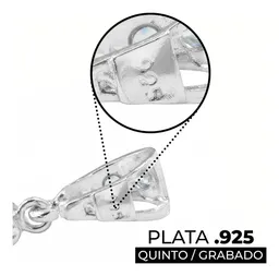 Dije Rifle AK-47 Plata Ley 925 con Zirconia Negra - Imagen 3