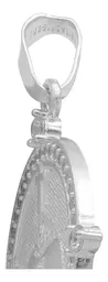 Dije Sagrado Corazón Cruz Plata .925 con Zirconia - Imagen 6