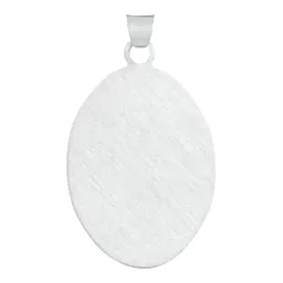 Dije San Judas Tadeo Plata 925 Oval Diamantado - Imagen 5