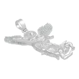 Dije San Miguel Arcángel Plata .925 con Zirconia para Hombre - Imagen 3