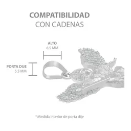 Dije San Miguel Arcángel Plata .925 con Zirconia para Hombre - Imagen 6