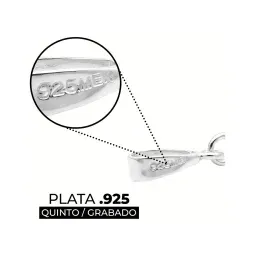 Dije Señor de la Misericordia Plata 925 Acabado Diamantado - Imagen 3