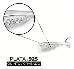 Dije Señor de la Misericordia Plata 925 Acabado Diamantado - Imagen 3