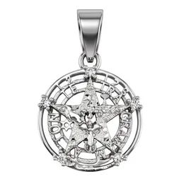 Dije Tetragrámaton de Plata .925 con Zirconias en Relieve - Imagen 1