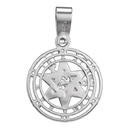 Dije Tetragrámaton de Plata .925 con Zirconias en Relieve - Imagen 3