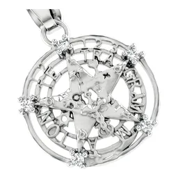 Dije Tetragrámaton de Plata .925 con Zirconias en Relieve - Imagen 4