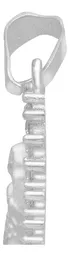 Dije Virgen de Guadalupe Plata 925 con Zirconia Blanca Acabado Mate - Imagen 5