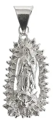 Dije Virgen de Guadalupe Plata 925 con Zirconia Brillante - Imagen 1
