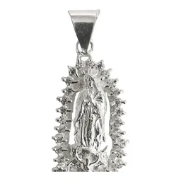 Dije Virgen de Guadalupe Plata 925 con Zirconia Brillante - Imagen 3