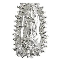 Dije Virgen de Guadalupe Plata 925 con Zirconia Brillante - Imagen 4