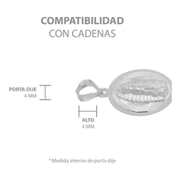 Dije Virgen de Guadalupe Plata 925 Diamantada - Imagen 6