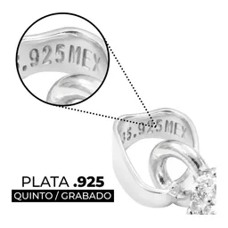 Dije Virgen Desatadora Nudos Plata 925 con Zirconia - Imagen 3