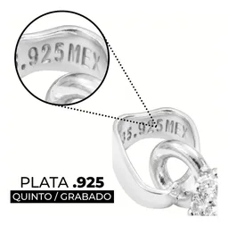 Dije Virgen Desatadora Nudos Plata 925 con Zirconia - Imagen 3
