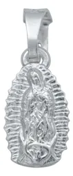 Dije Virgen Guadalupe Plata 925 Diseño Troquelado Artesanal - Imagen 1