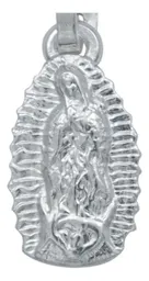 Dije Virgen Guadalupe Plata 925 Diseño Troquelado Artesanal - Imagen 2