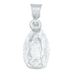 Dije Virgen Guadalupe Plata 925 Diseño Troquelado Artesanal - Imagen 3