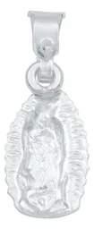 Dije Virgen Guadalupe Plata 925 Diseño Troquelado Artesanal - Imagen 3