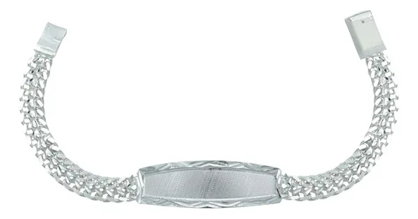 Esclava de plata .925 unisex broche caja ajustable — Joyaris