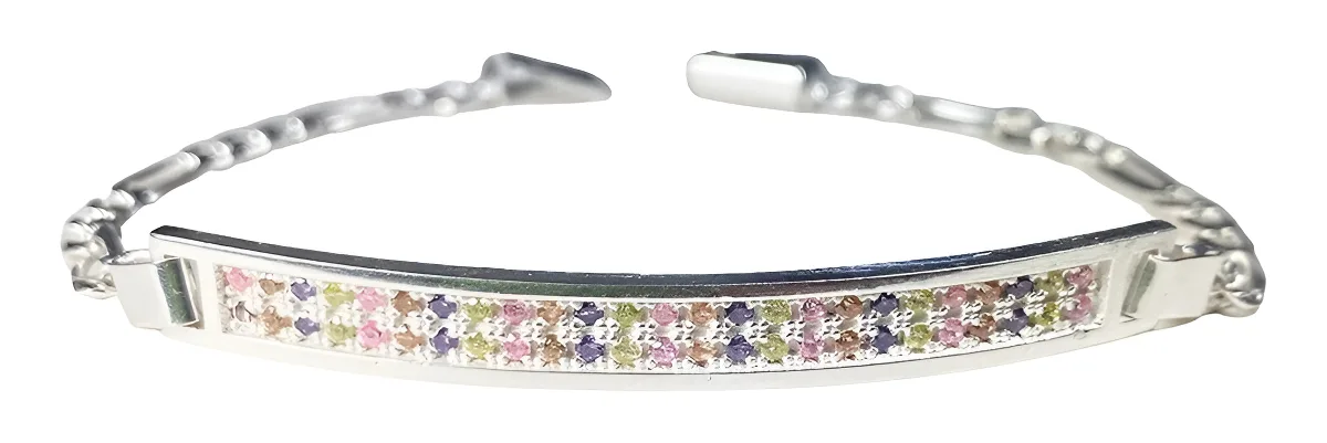 Esclava plata 999 Ajustable Diseño Liso Unisex - Joyaris joyería fina artesanal mexicana
