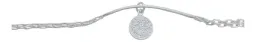 Esclava Pulsera Plata Ley 925 Diseño Bismark con Placa Grabable - Imagen 7