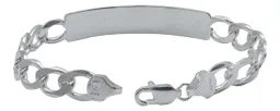 Esclava Plata 925 Cubana Barbada Gruesa para Hombre - Imagen 6