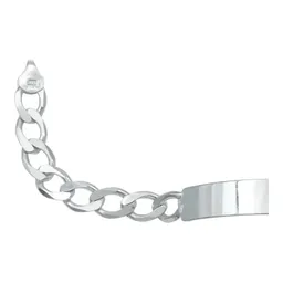 Esclava Plata .925 Cadena Cubana Barbada Gruesa para Hombre - Imagen 2