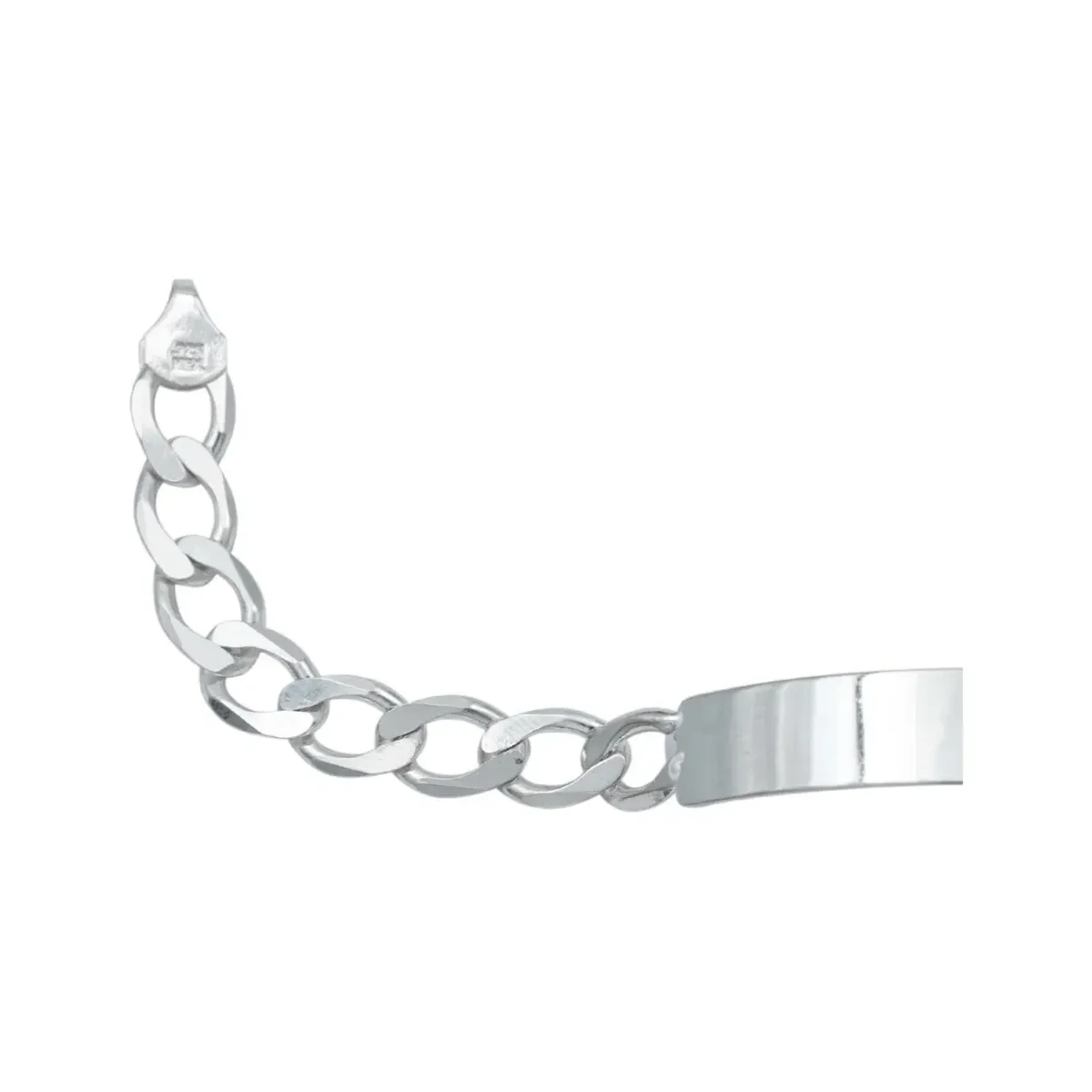 Esclava Plata .925 Cadena Cubana Barbada Gruesa para Hombre - Imagen 2