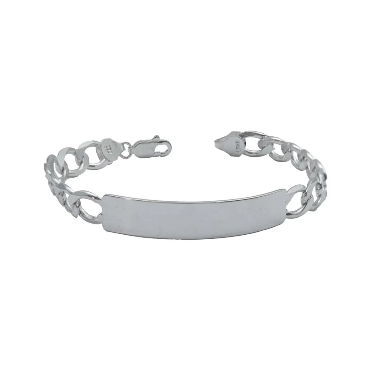 Esclava Plata .925 Cadena Cubana Barbada Gruesa para Hombre - Imagen 4
