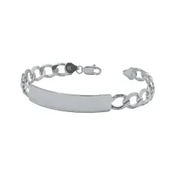 Esclava Plata 925 Cubana Barbada Gruesa para Hombre - Imagen 5
