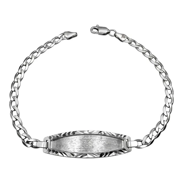 Esclava de plata ley .925 barbada petatillo cubano 5 mm para hombre - Joyaris joyería fina mexicana