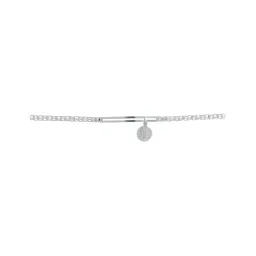 Esclava Pulsera Plata Ley 925 Diseño Bismark con Placa Lisa - Imagen 6