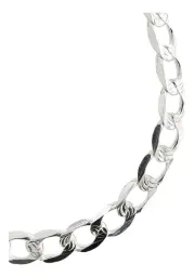 Esclava Plata 925 Cubana Diamantada para Hombre - Imagen 5