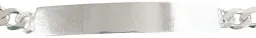 Esclava de Plata 925 Cadena Cubana para Hombre con Placa Lisa - Imagen 4
