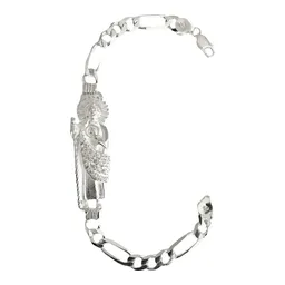 Esclava Hombre Fígaro San Judas Tadeo Plata .925 con - Imagen 1