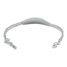Esclava Plata 925 Ajustable Placa Corazón con Zirconias Rosa para Mujer - Imagen 4