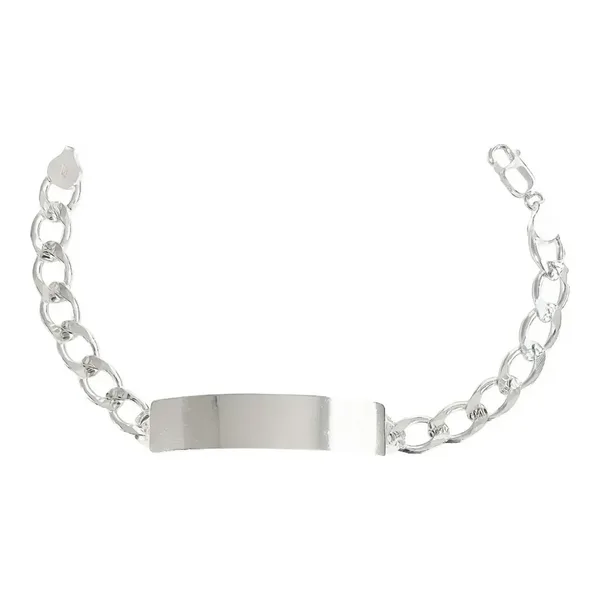 Esclava de plata .925 plateado pulsera cubana diamantada para hombre — Joyaris
