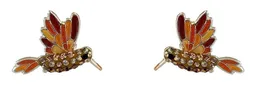 Conjunto Colibrí Plata .925 con Baño de Oro con Zirconia - Imagen 5